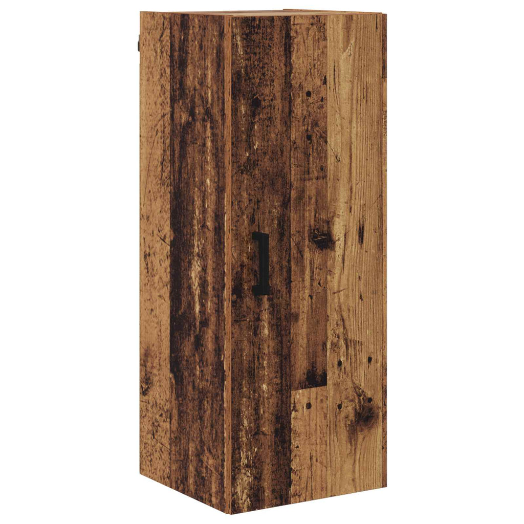 Highboard Altholz 69,5 x 34 x 180 cm Holzwerkstoff