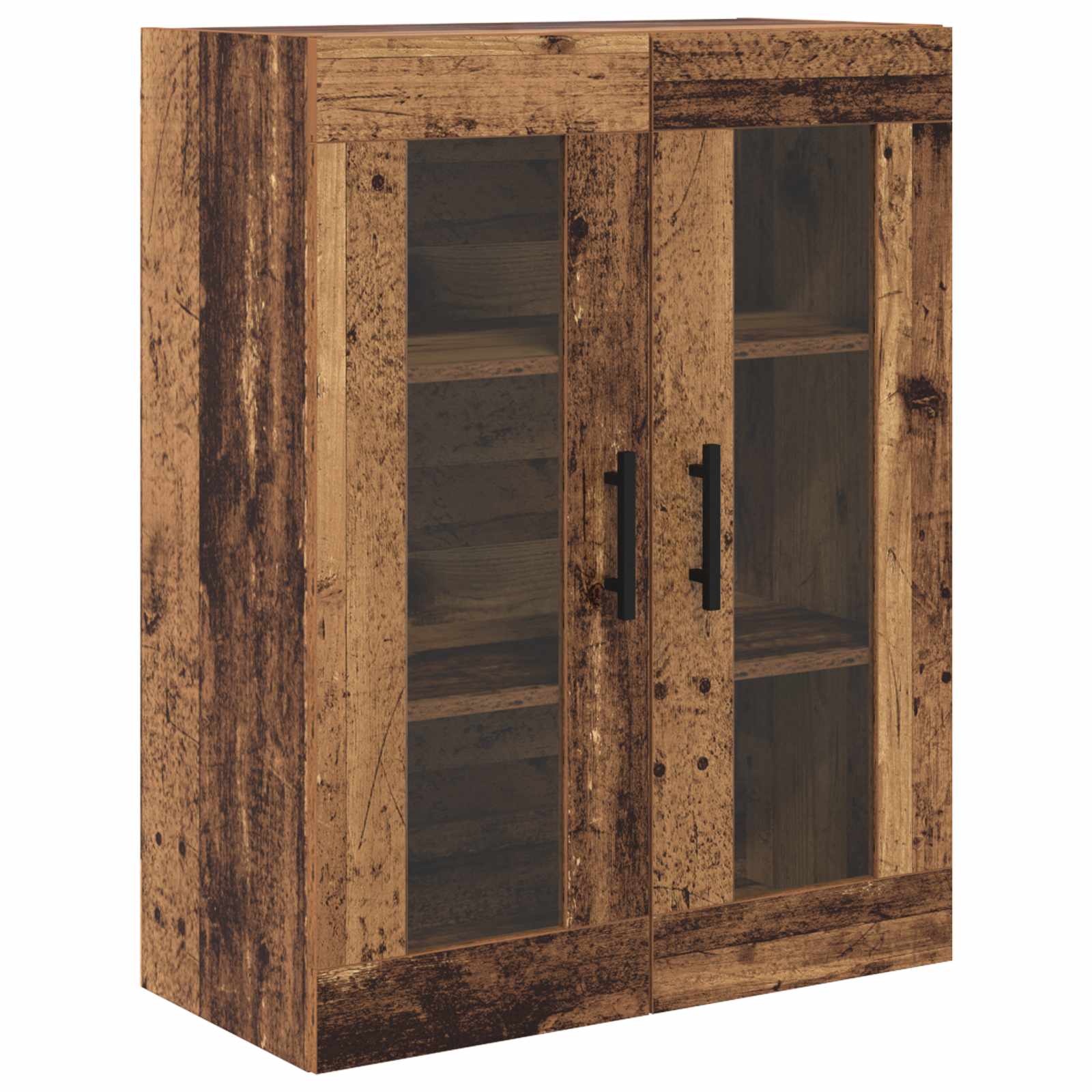 Highboard mit Schubladen 2 pcs Altholz Holzwerkstoff