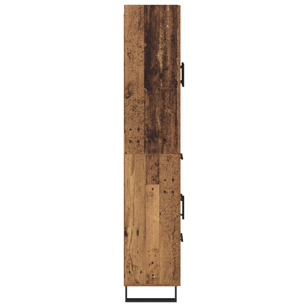 Highboard mit Schubladen 2 pcs Altholz Holzwerkstoff