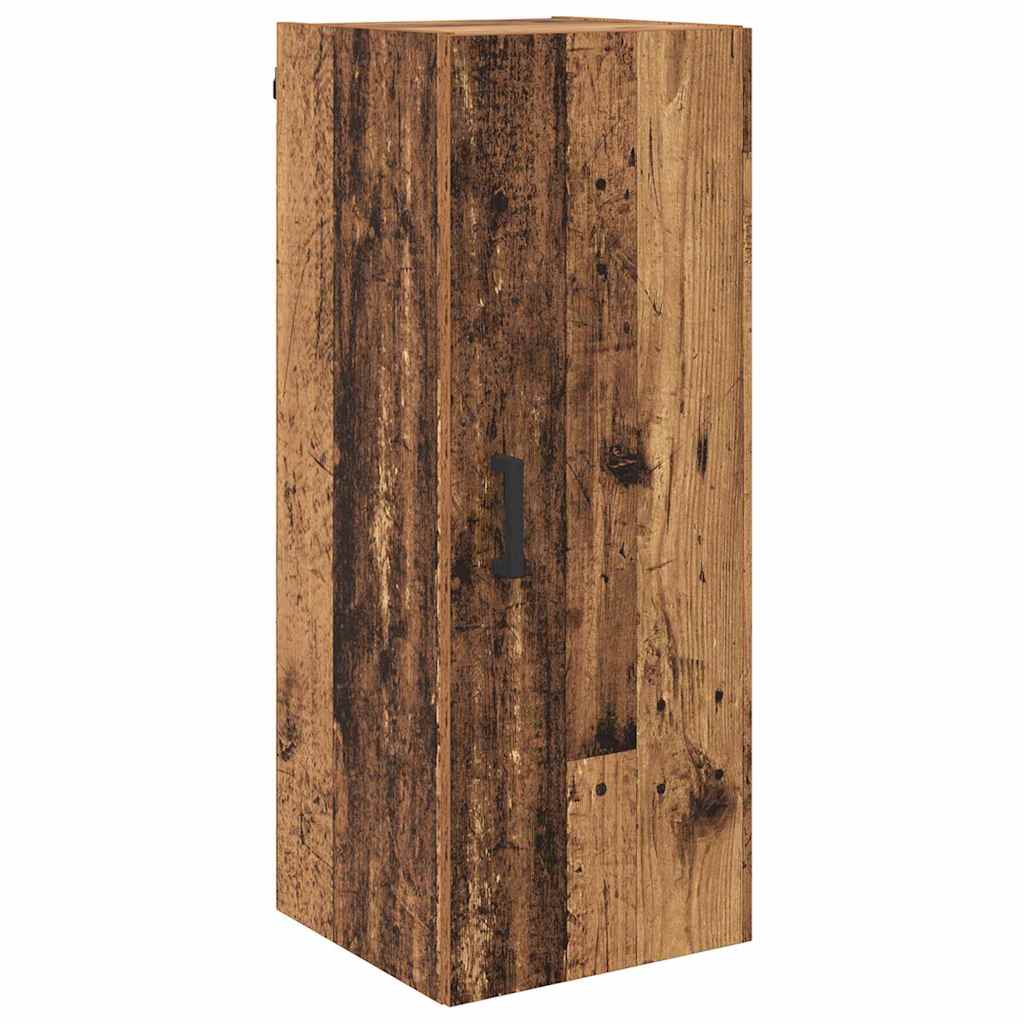 Highboard Altholz 69,5 x 34 x 180 cm Holzwerkstoff