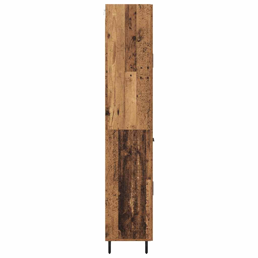 Highboard mit Schubladen 2 pcs Altholz Holzwerkstoff