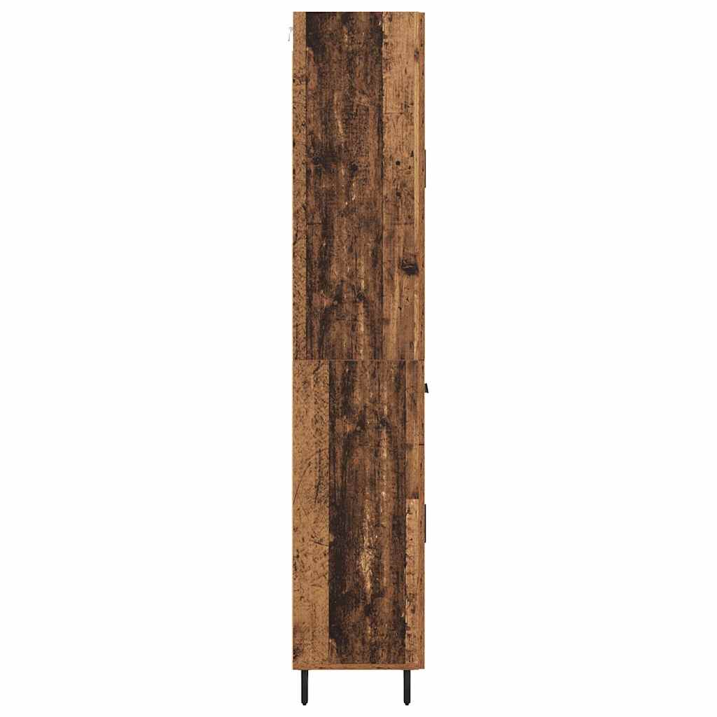 Highboard mit Schubladen 2 pcs Altholz Holzwerkstoff