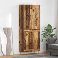 Highboard Wandmontiert Altholz 69,5 x 34 x 180 cm Holzwerkstoff