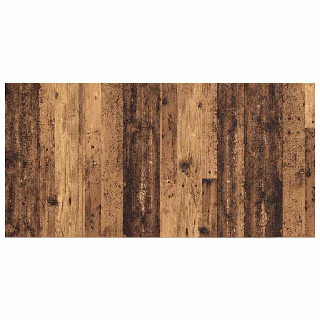 Kopfteil mit Schrank mit Schubladen 3 pcs Altholz Holzwerkstoff
