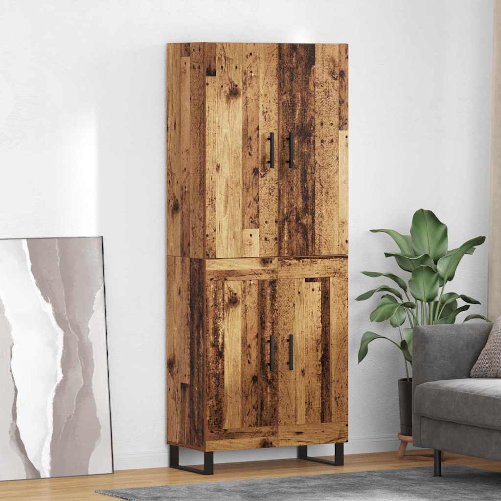 Highboard 2 pcs Altholz 69,5 x 34 x 180 cm