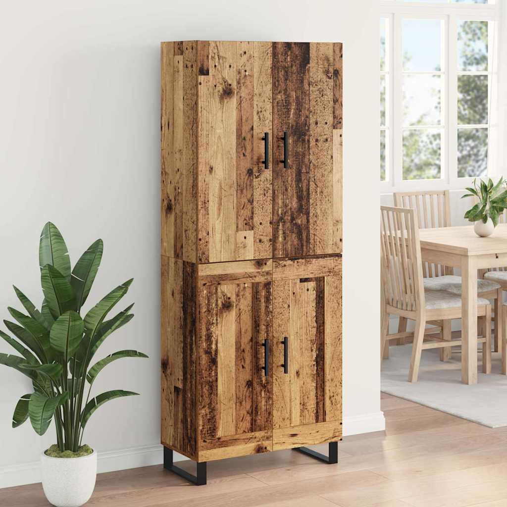 Highboard 2 pcs Altholz 69,5 x 34 x 180 cm