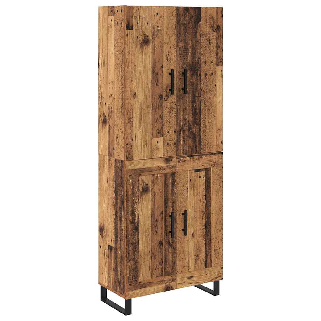 Highboard 2 pcs Altholz 69,5 x 34 x 180 cm