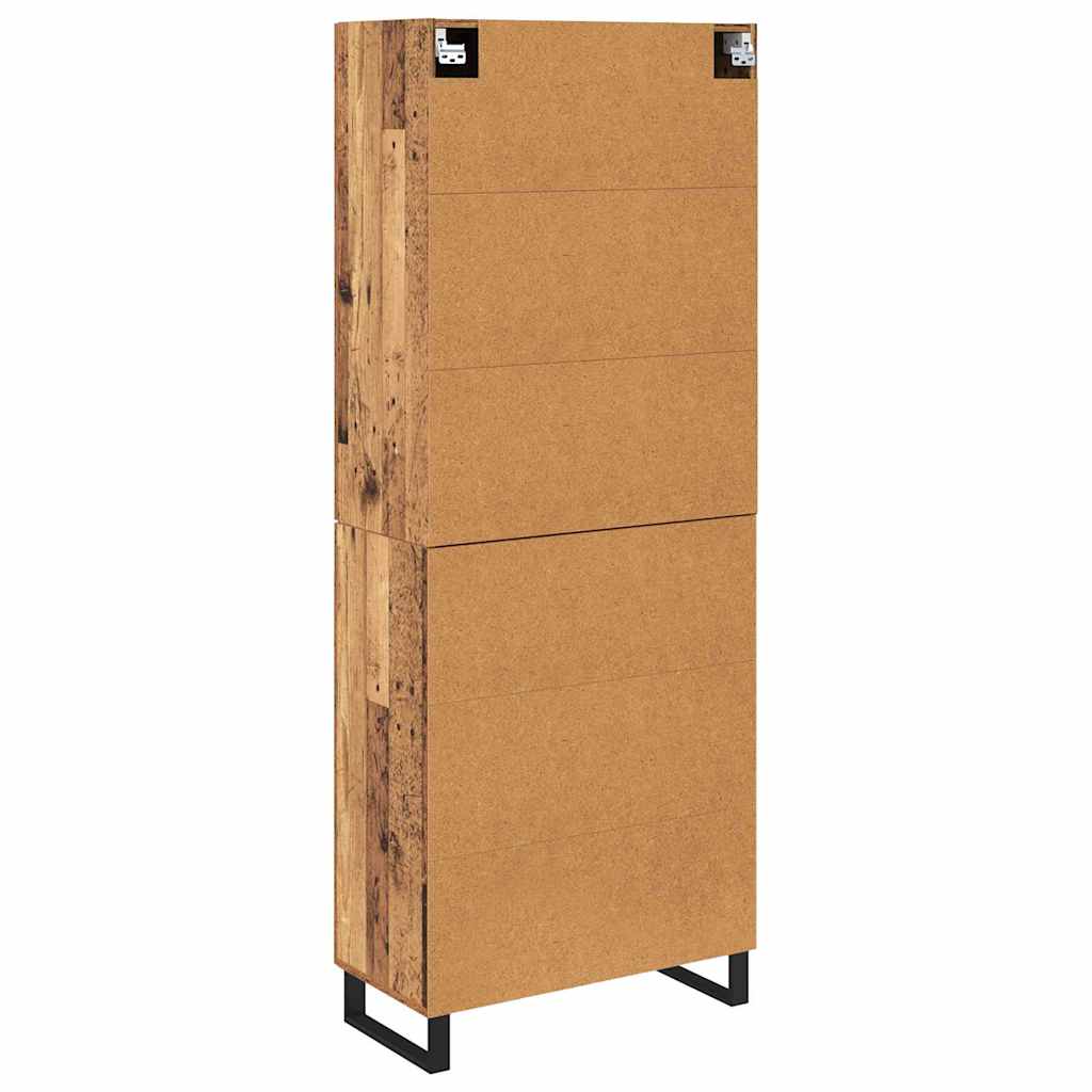 Highboard 2 pcs Altholz 69,5 x 34 x 180 cm