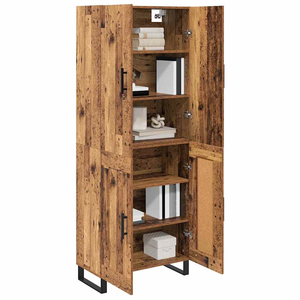 Highboard 2 pcs Altholz 69,5 x 34 x 180 cm