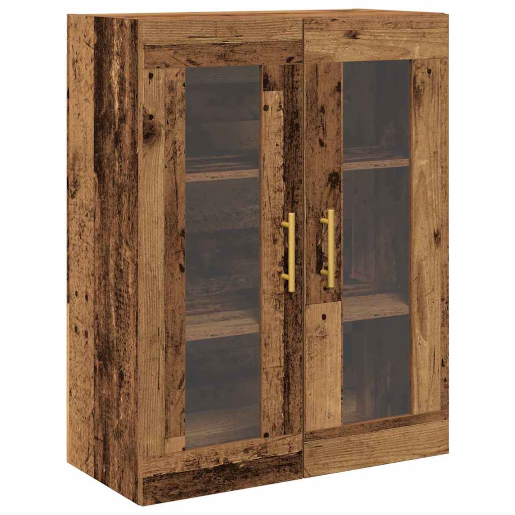 Highboard mit Schubladen 2 pcs Altholz Holzwerkstoff