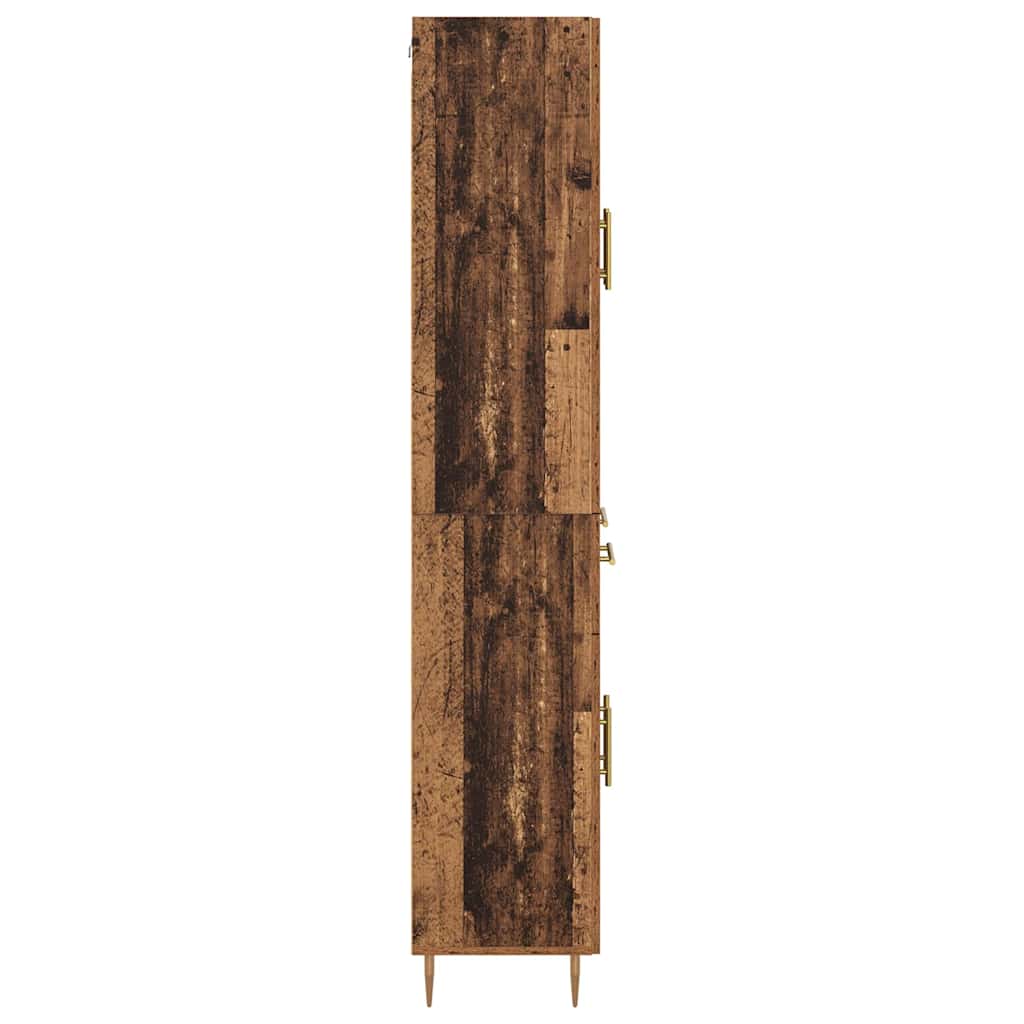 Highboard mit Schubladen 2 pcs Altholz Holzwerkstoff