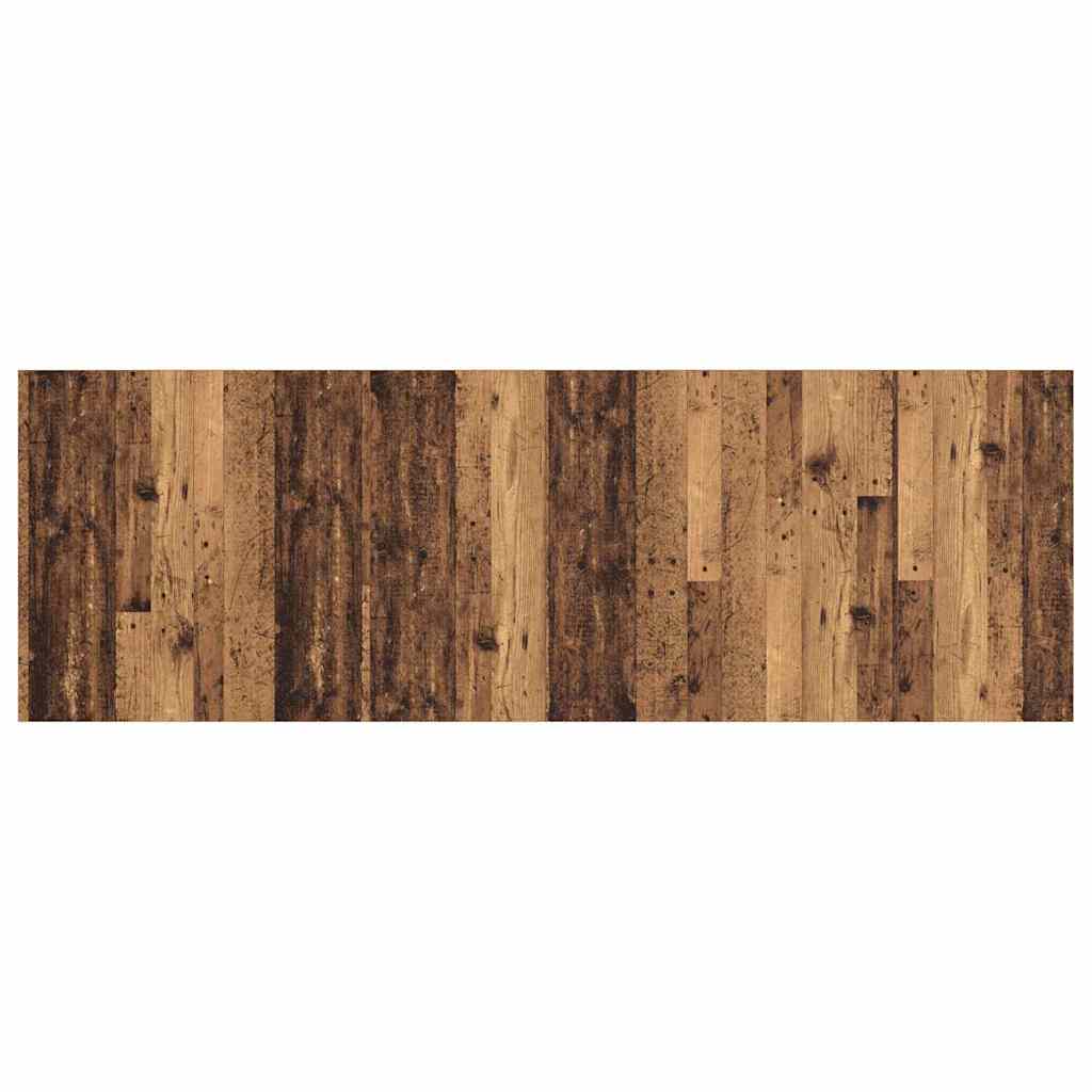 Kopfteil mit Schrank mit Schubladen 3 pcs Altholz Holzwerkstoff