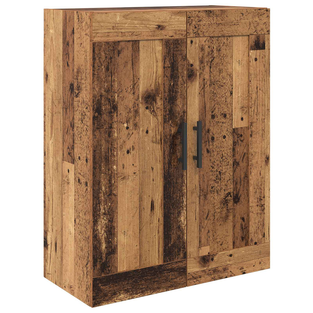 Highboard Altholz 69,5 x 34 x 180 cm Holzwerkstoff
