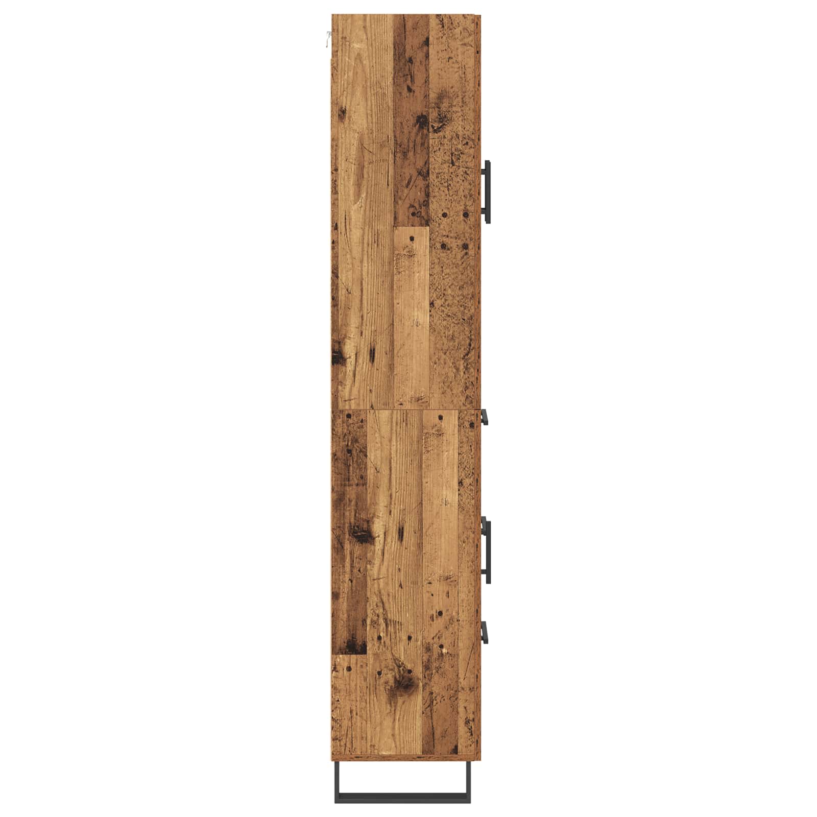 Highboard Altholz 69,5 x 34 x 180 cm Holzwerkstoff