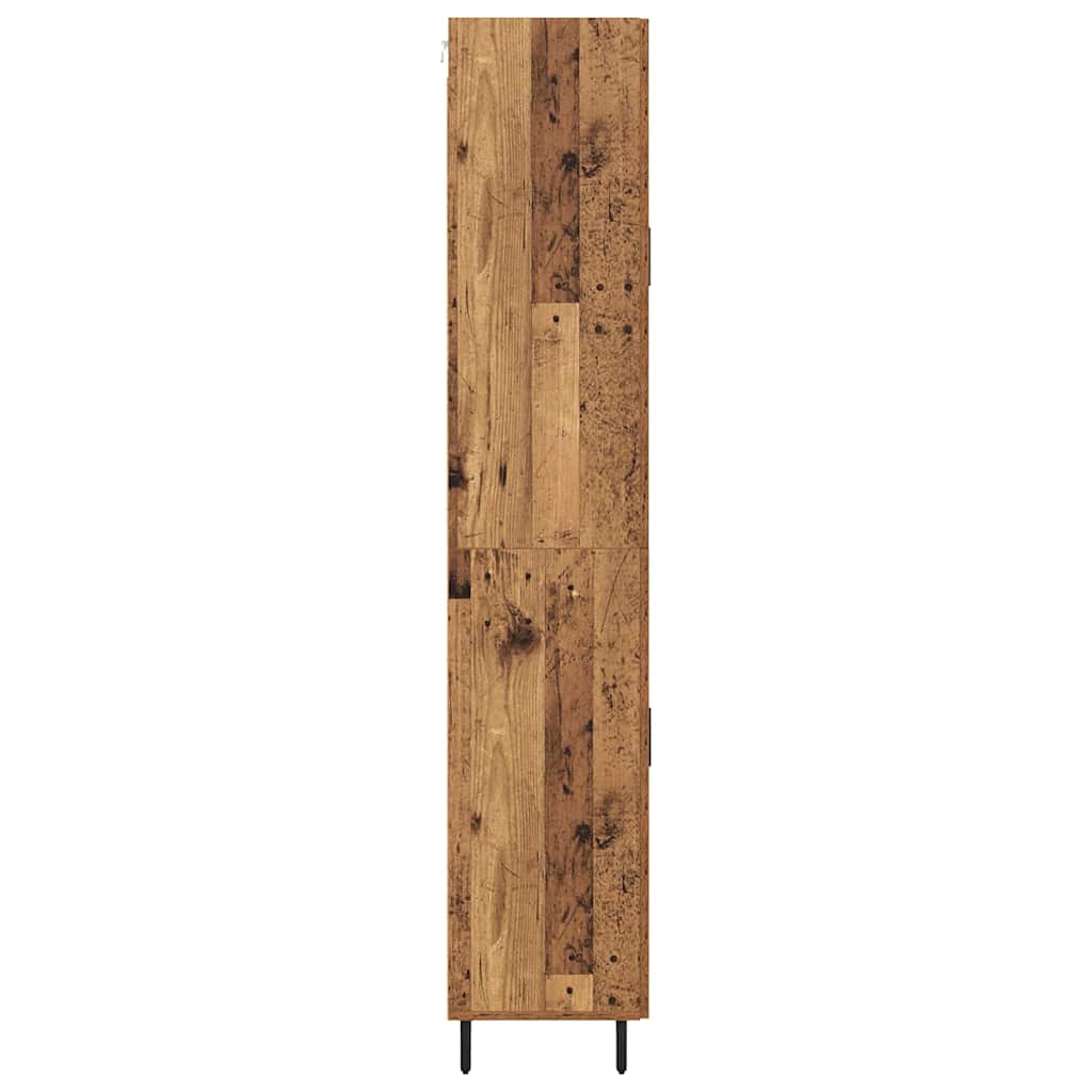 Highboard mit Schubladen 2 pcs Altholz Holzwerkstoff