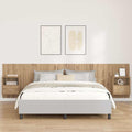 Kopfteil mit Schrank 3 pcs Artisan-Eiche Holzwerkstoff