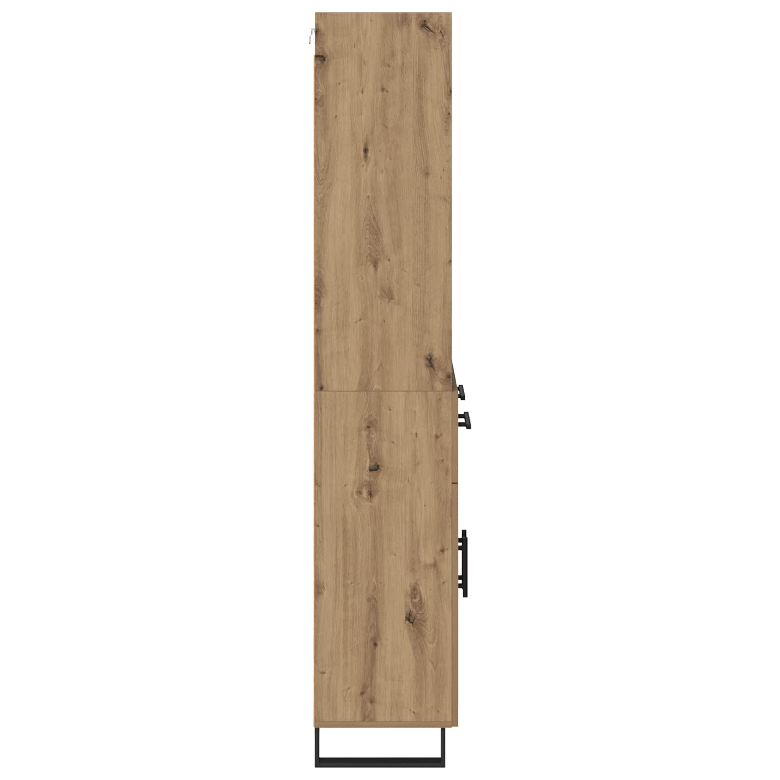Highboard mit Schubladen 2 pcs Artisan-Eiche Holzwerkstoff
