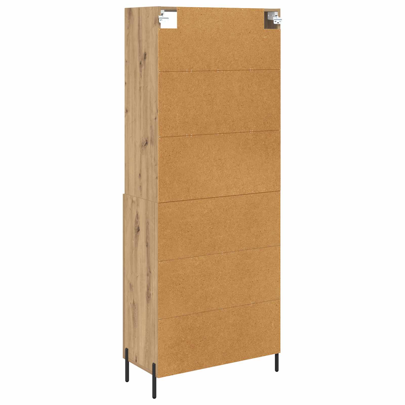 Highboard Artisan-Eiche 69,5 x 32,5 x 180 cm Holzwerkstoff