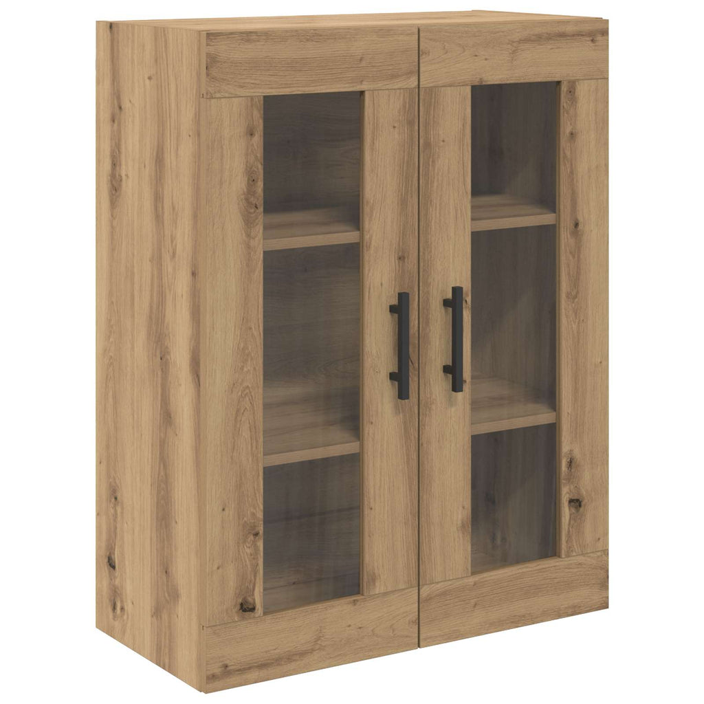 Highboard 2 pcs Artisan-Eiche Holzwerkstoff