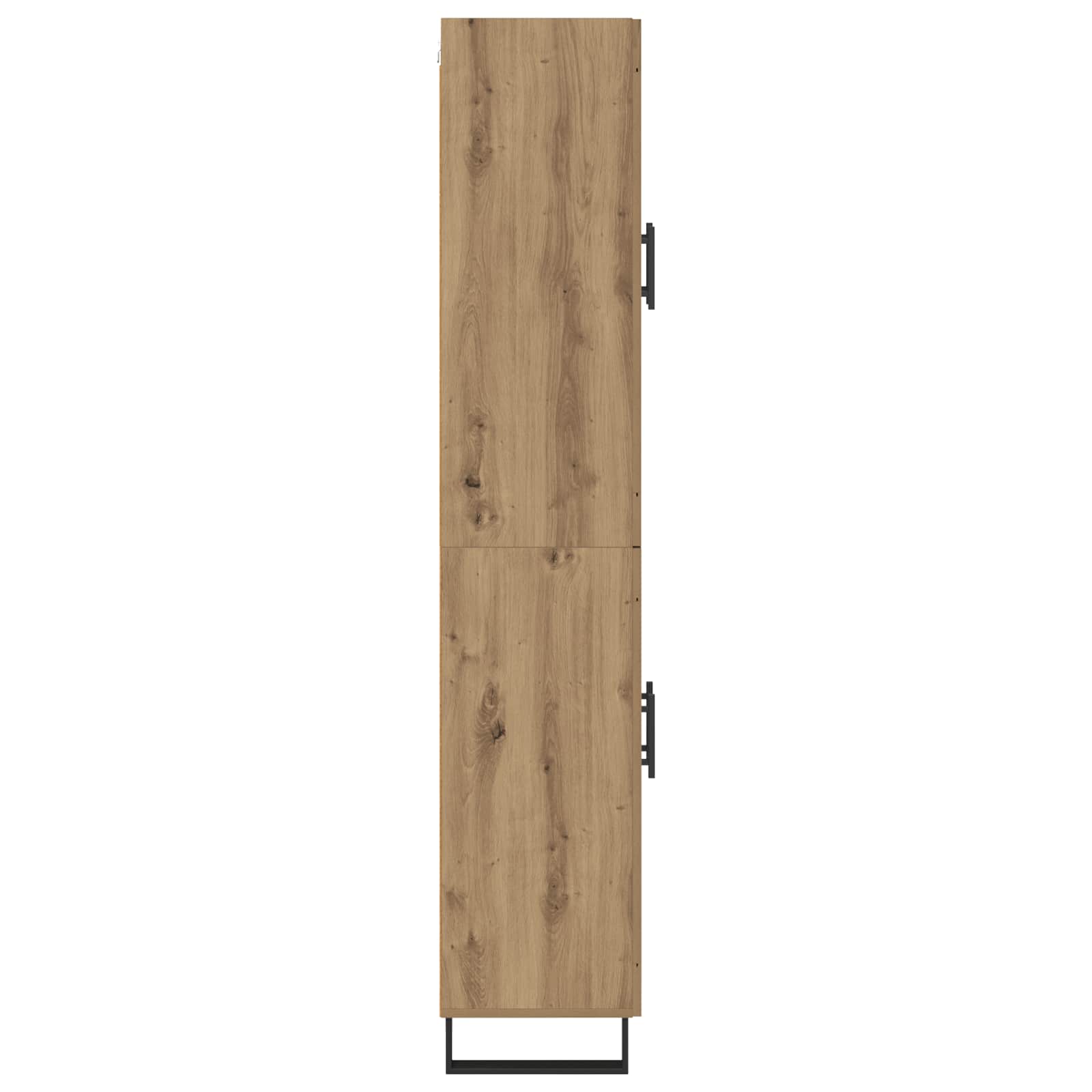 Highboard 2 pcs Artisan-Eiche Holzwerkstoff