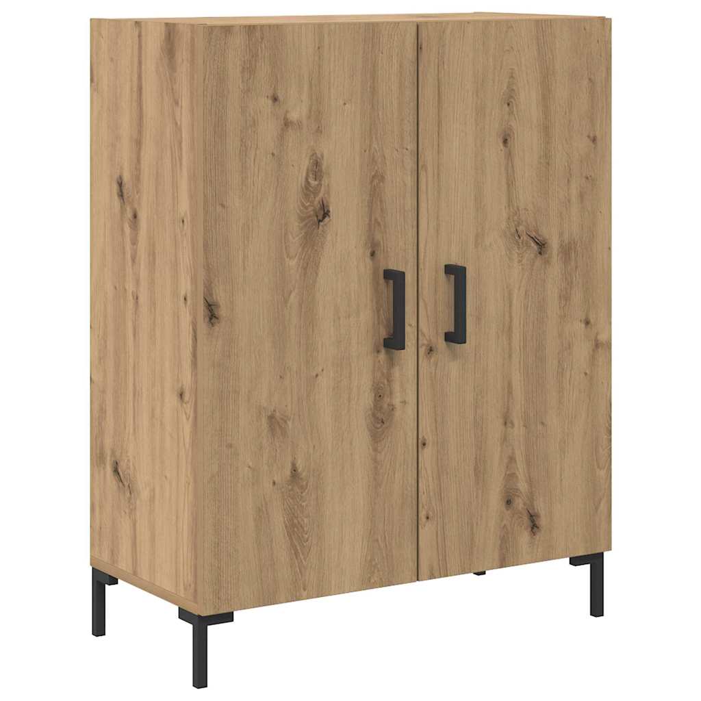 Highboard 2 pcs Artisan-Eiche Holzwerkstoff