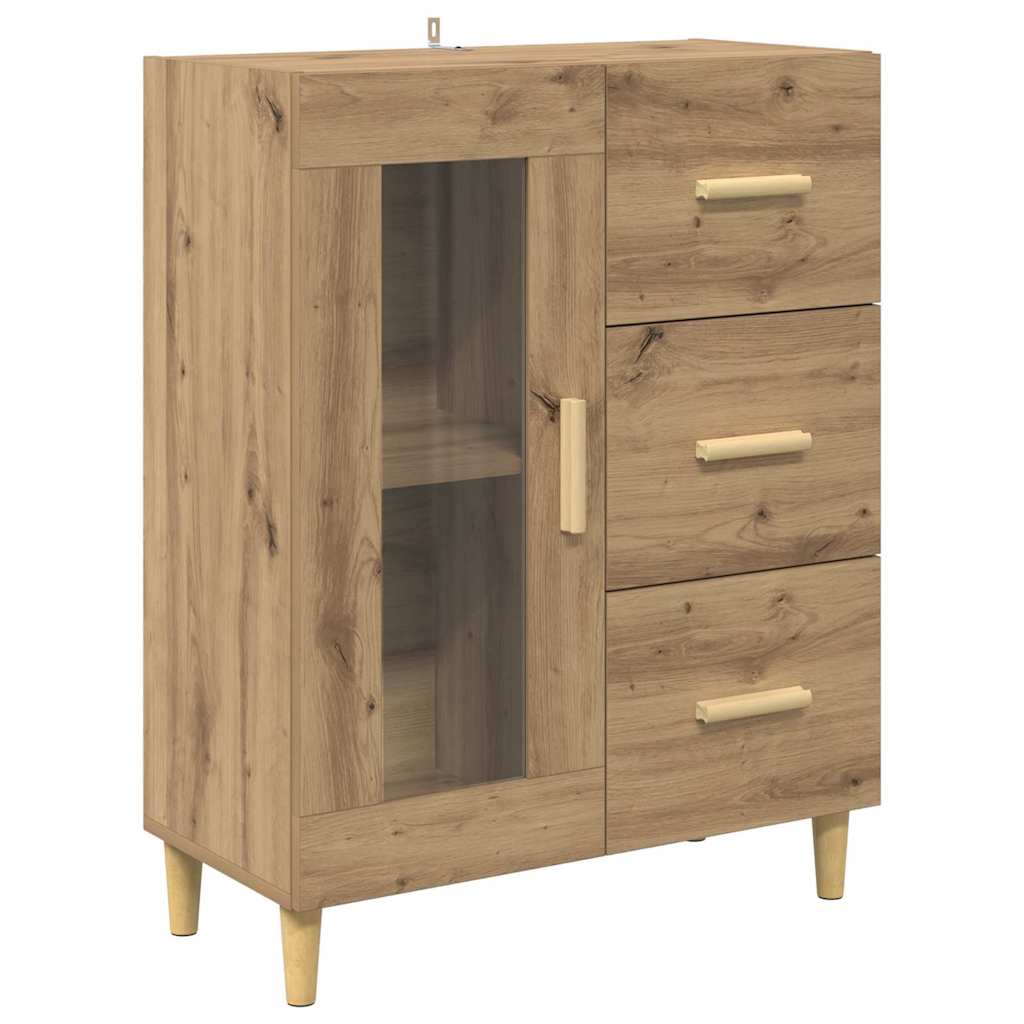 Highboard Artisan-Eiche 69,5 x 34 x 180 cm Holzwerkstoff