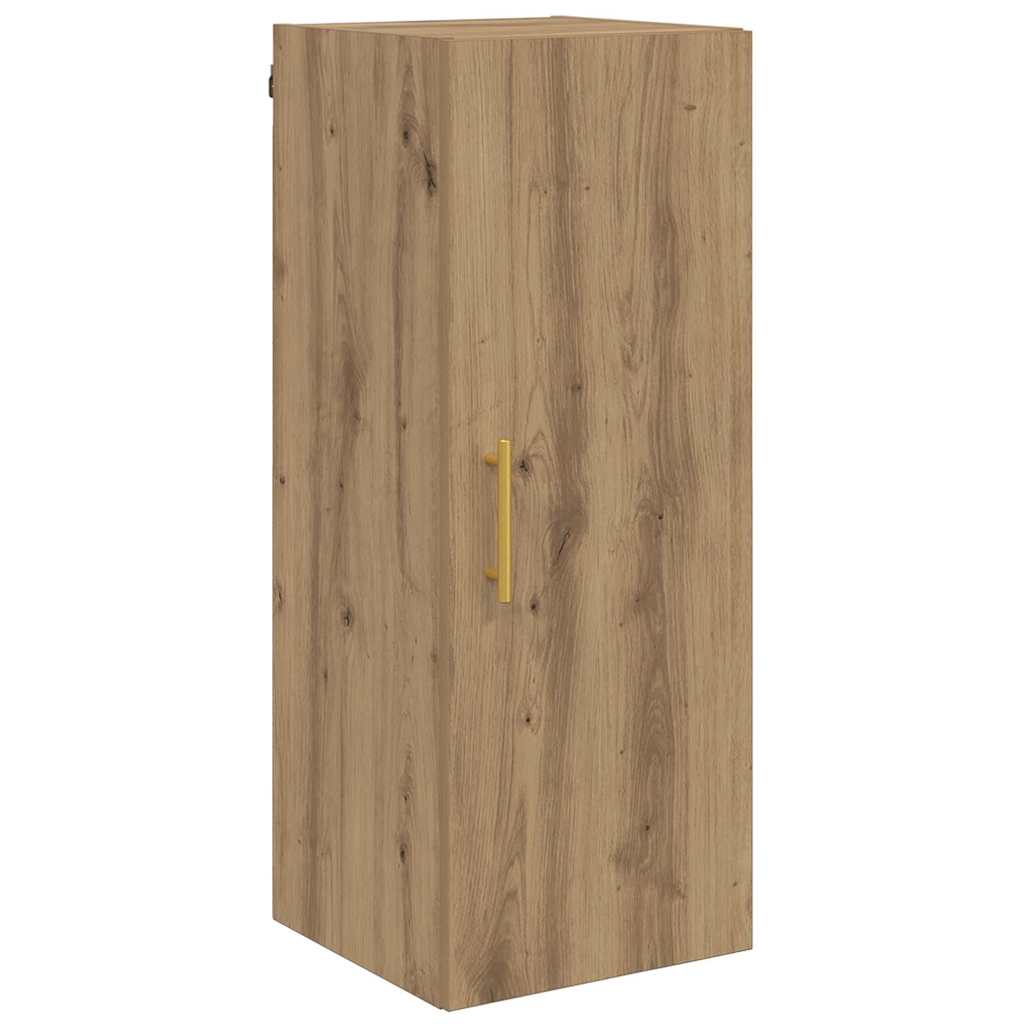 Highboard 2 pcs Artisan-Eiche Holzwerkstoff