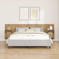 Kopfteil mit Schrank 3 pcs Artisan-Eiche Holzwerkstoff