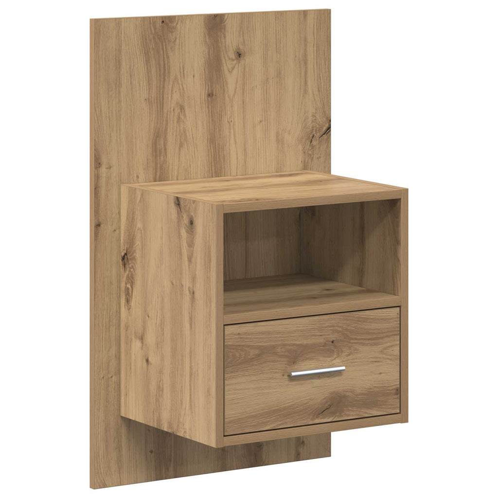 Kopfteil mit Schrank 3 pcs Artisan-Eiche Holzwerkstoff