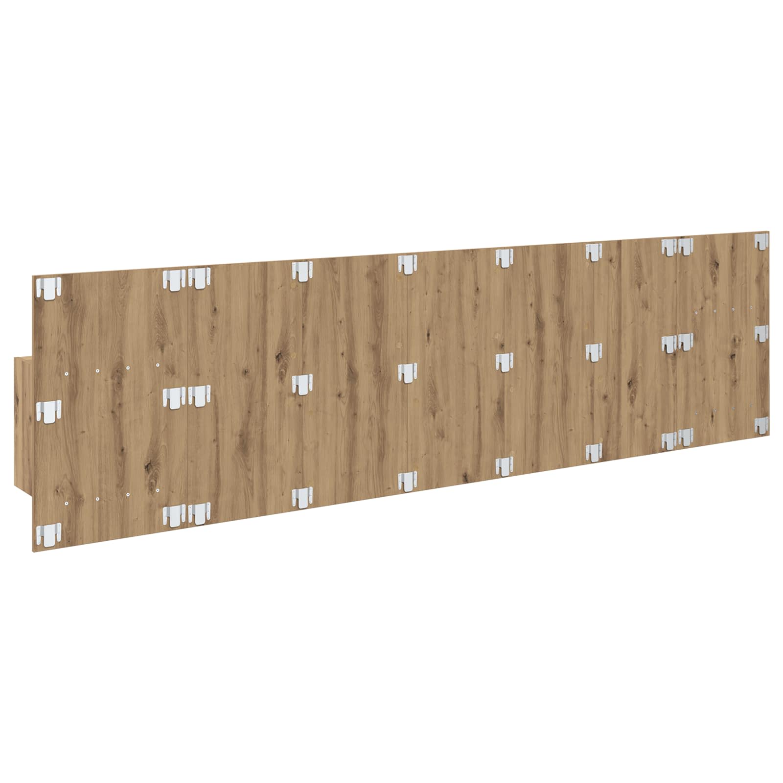 Kopfteil mit Schrank 3 pcs Artisan-Eiche Holzwerkstoff