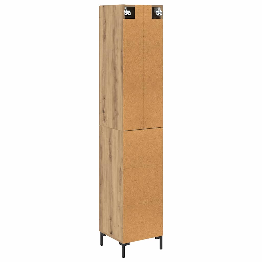 Highboard Artisan-Eiche 34,5 x 34 x 180 cm Holzwerkstoff