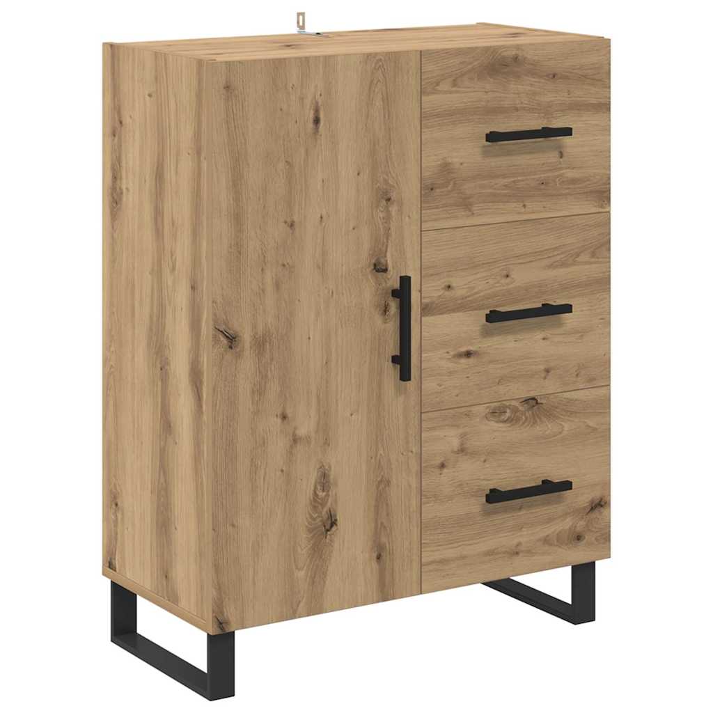 Highboard mit Schubladen 2 pcs Artisan-Eiche 69,5 x 34 x 180 cm