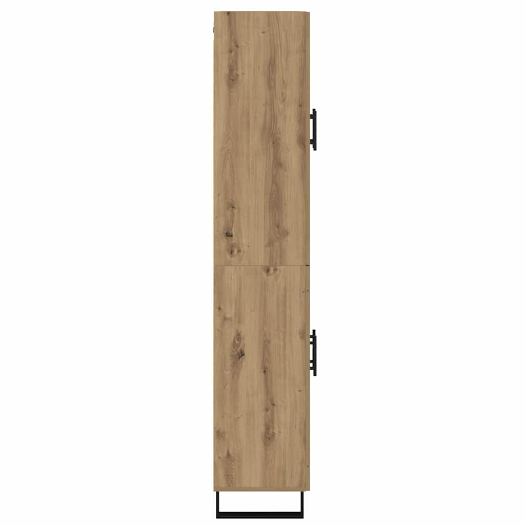 Highboard Artisan-Eiche 69,5 x 34 x 180 cm Holzwerkstoff