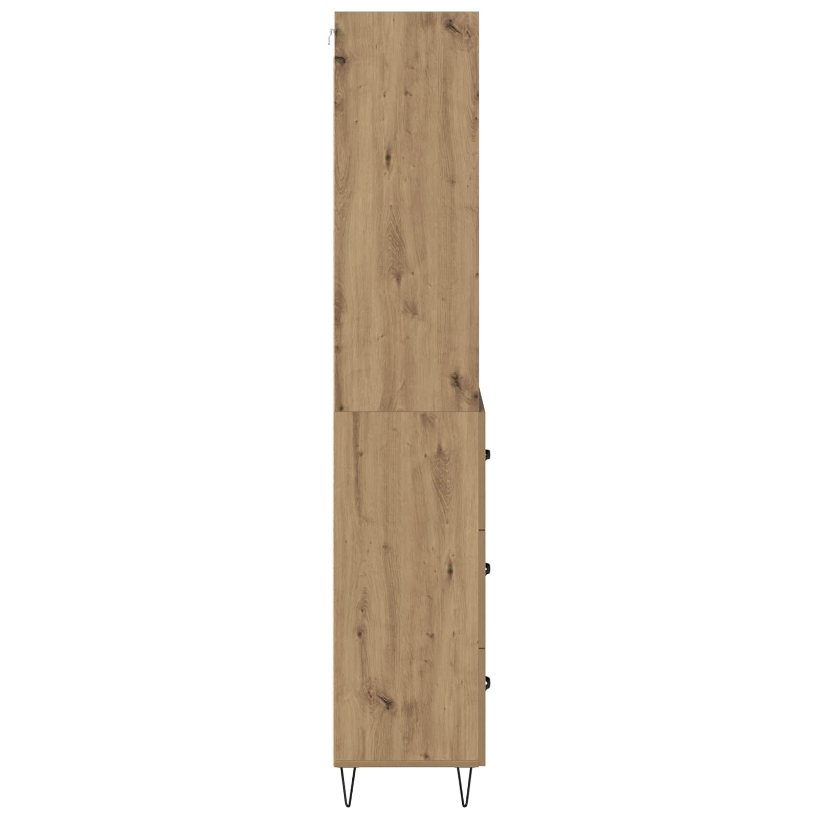 Highboard mit Schubladen 2 pcs Artisan-Eiche Holzwerkstoff