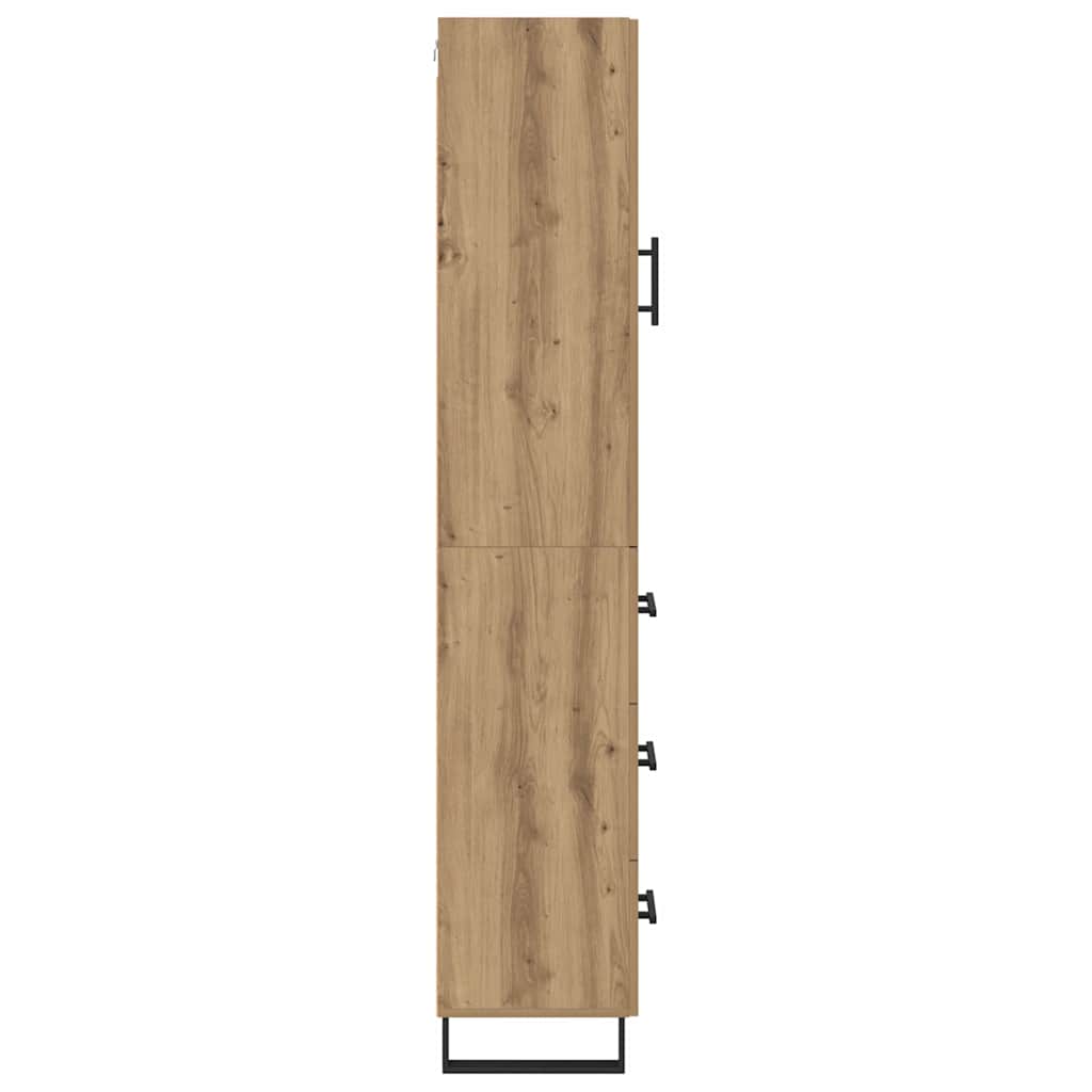 Highboard Artisan-Eiche 34,5 x 34 x 180 cm Holzwerkstoff