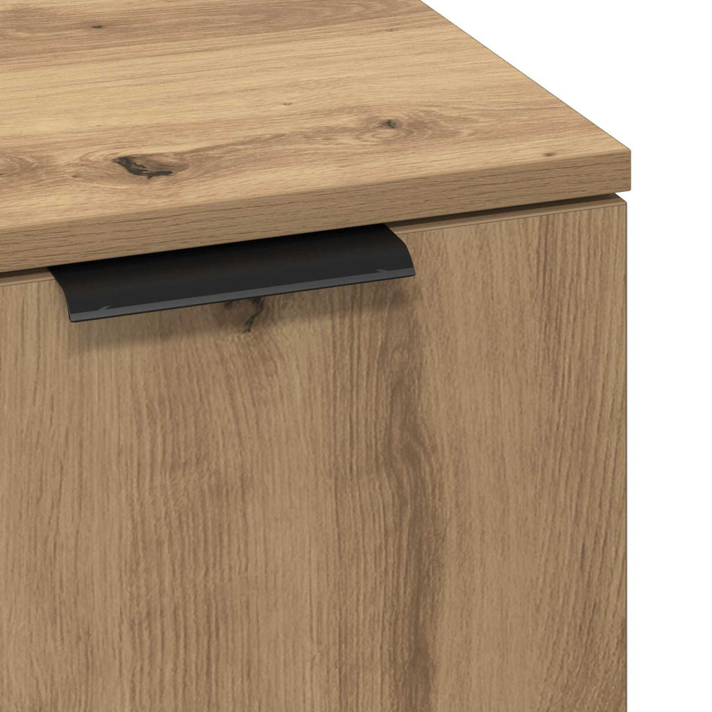 Sideboard mit Schubladen 3 pcs Artisan-Eiche Holzwerkstoff