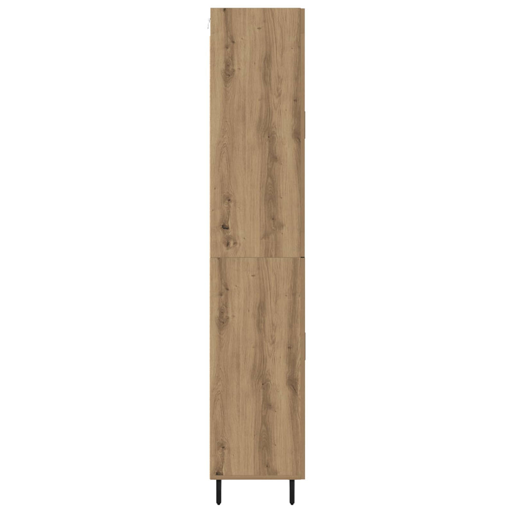 Highboard mit Schubladen 2 pcs Artisan-Eiche Holzwerkstoff