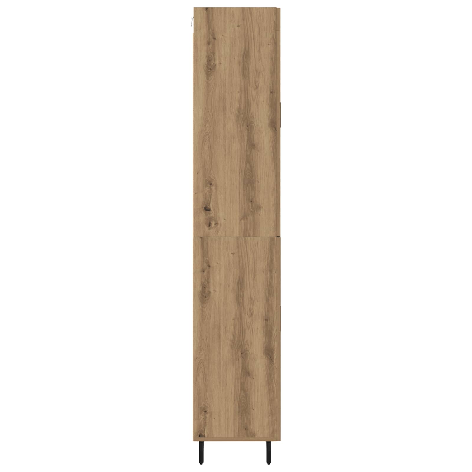 Highboard mit Schubladen 2 pcs Artisan-Eiche Holzwerkstoff