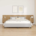 Kopfteil mit Schrank 3 pcs Artisan-Eiche Holzwerkstoff