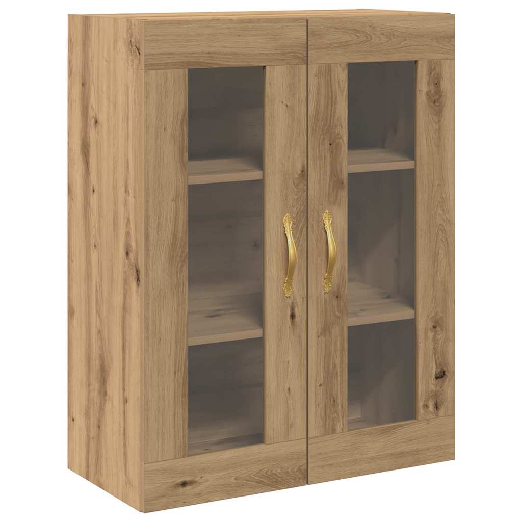 Highboard 2 pcs Artisan-Eiche Holzwerkstoff