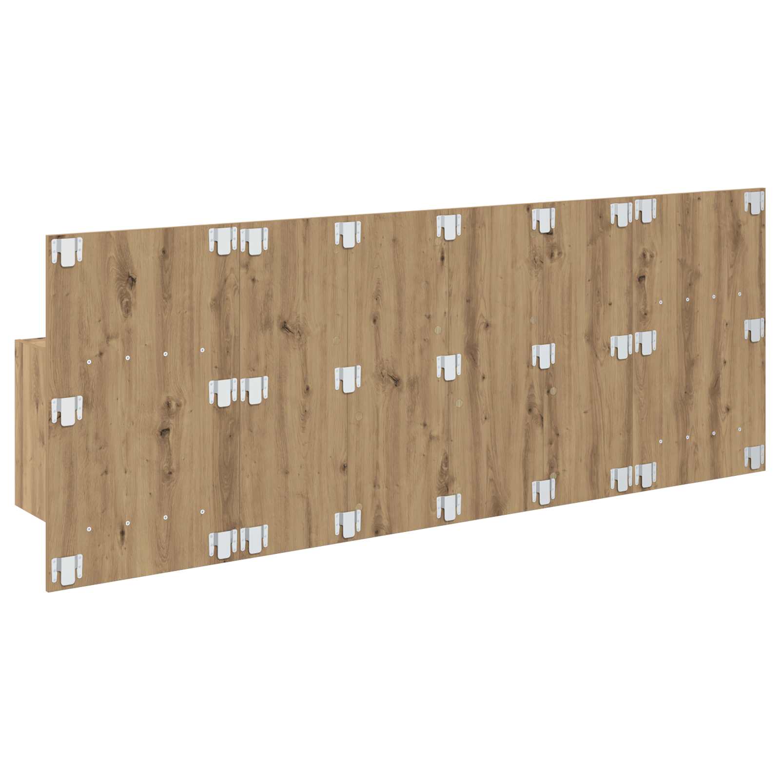 Kopfteil mit Schrank 3 pcs Artisan-Eiche Holzwerkstoff