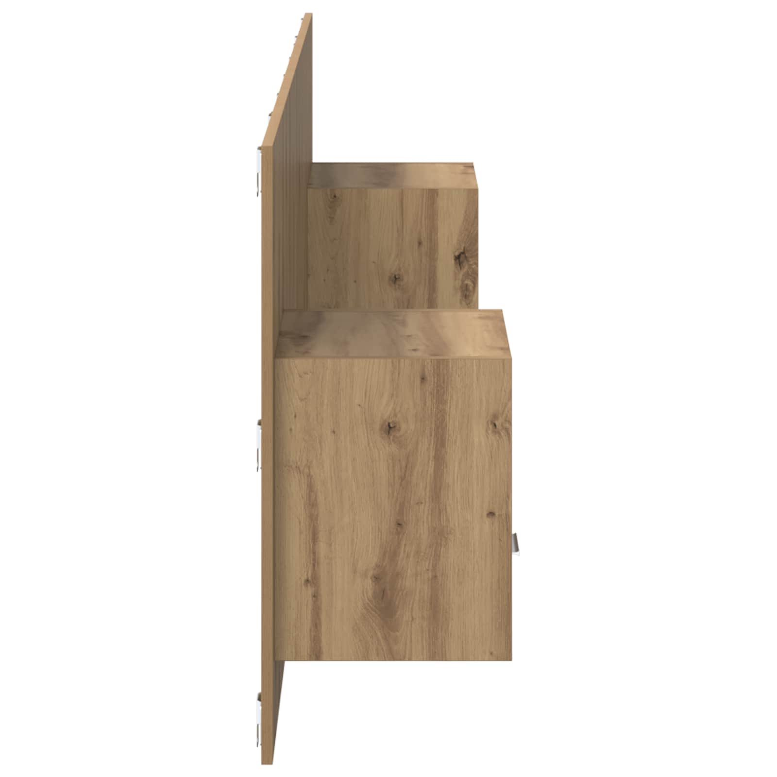 Kopfteil mit Schrank 3 pcs Artisan-Eiche Holzwerkstoff