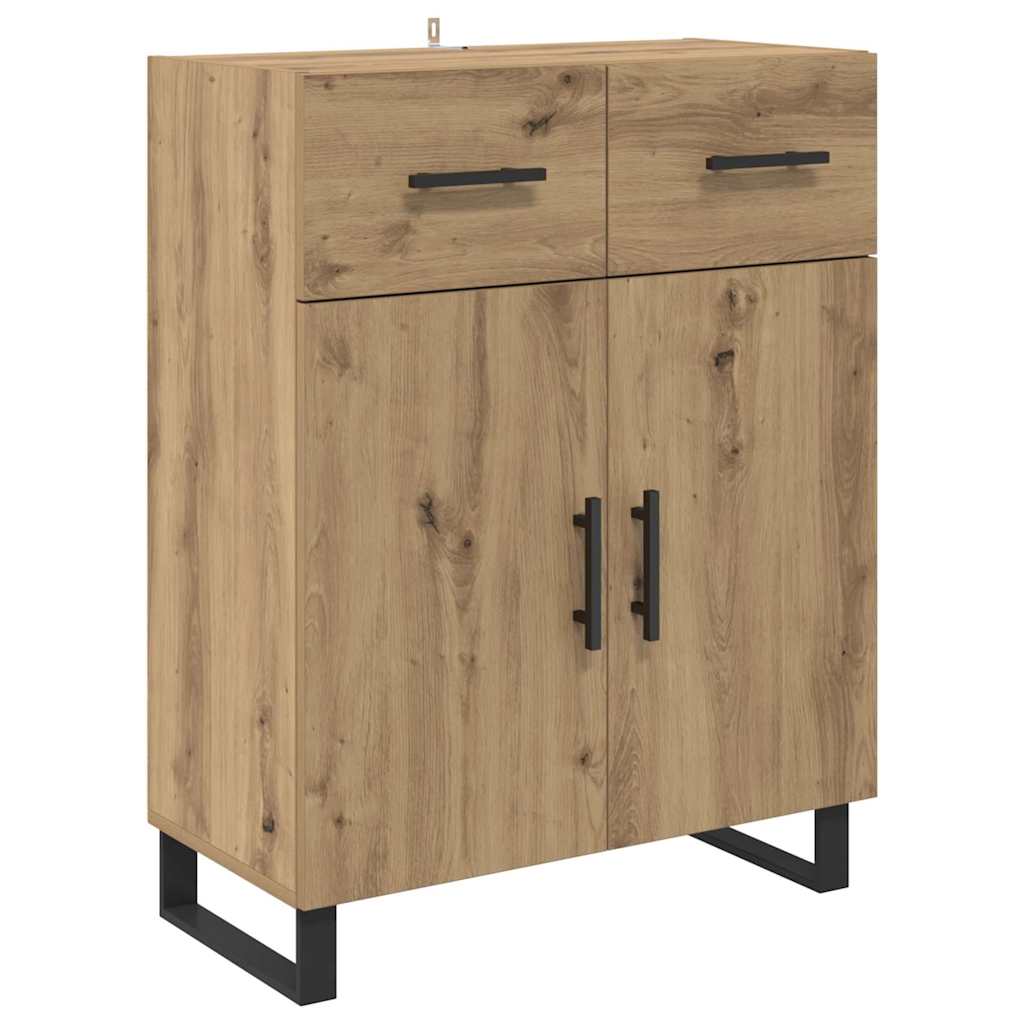 Highboard mit Schubladen 2 pcs Artisan-Eiche 69,5 x 34 x 180 cm