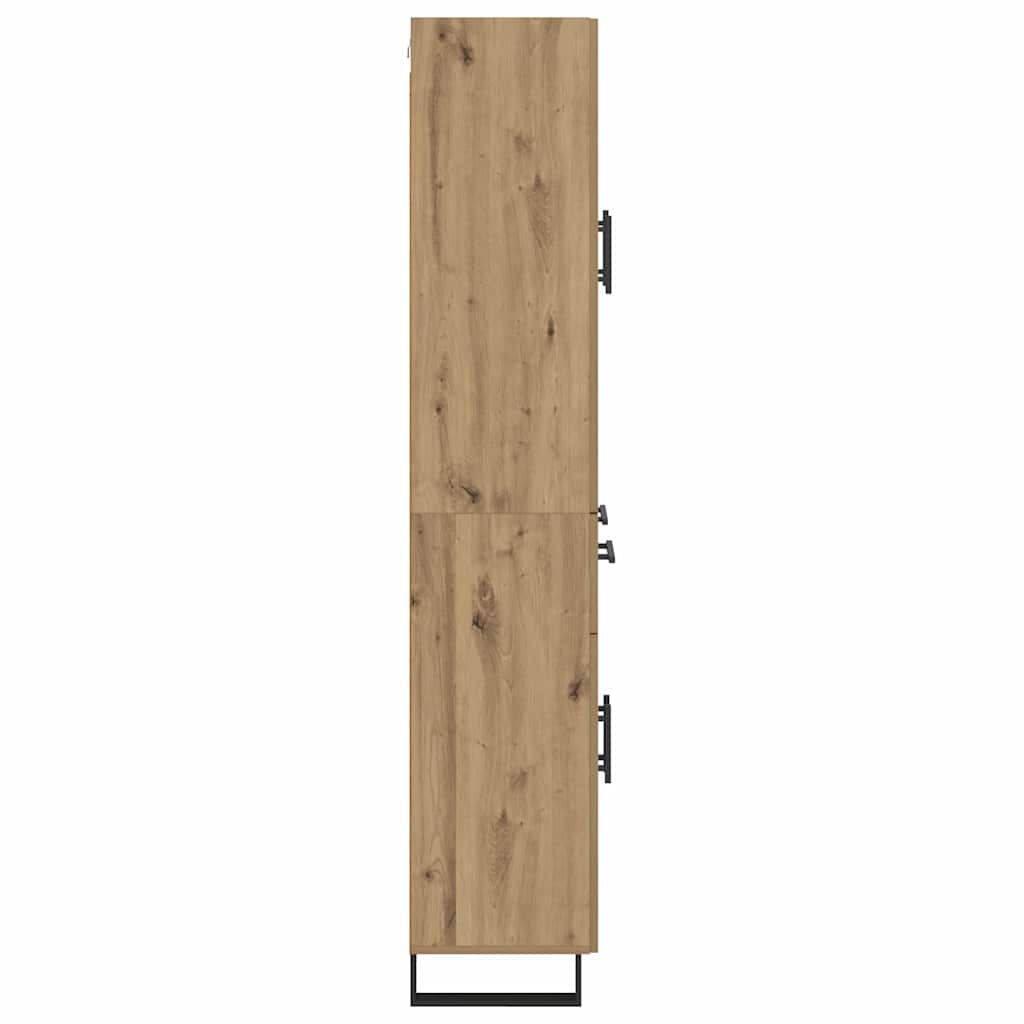 Highboard mit Schubladen 2 pcs Artisan-Eiche 69,5 x 34 x 180 cm