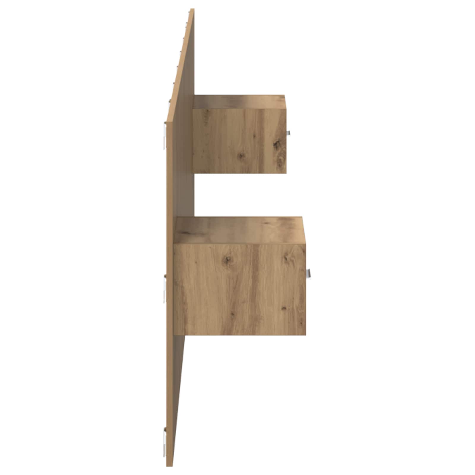 Kopfteil mit Schrank 3 pcs Artisan-Eiche Holzwerkstoff
