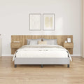 Kopfteil mit Schrank 3 pcs Artisan-Eiche Holzwerkstoff
