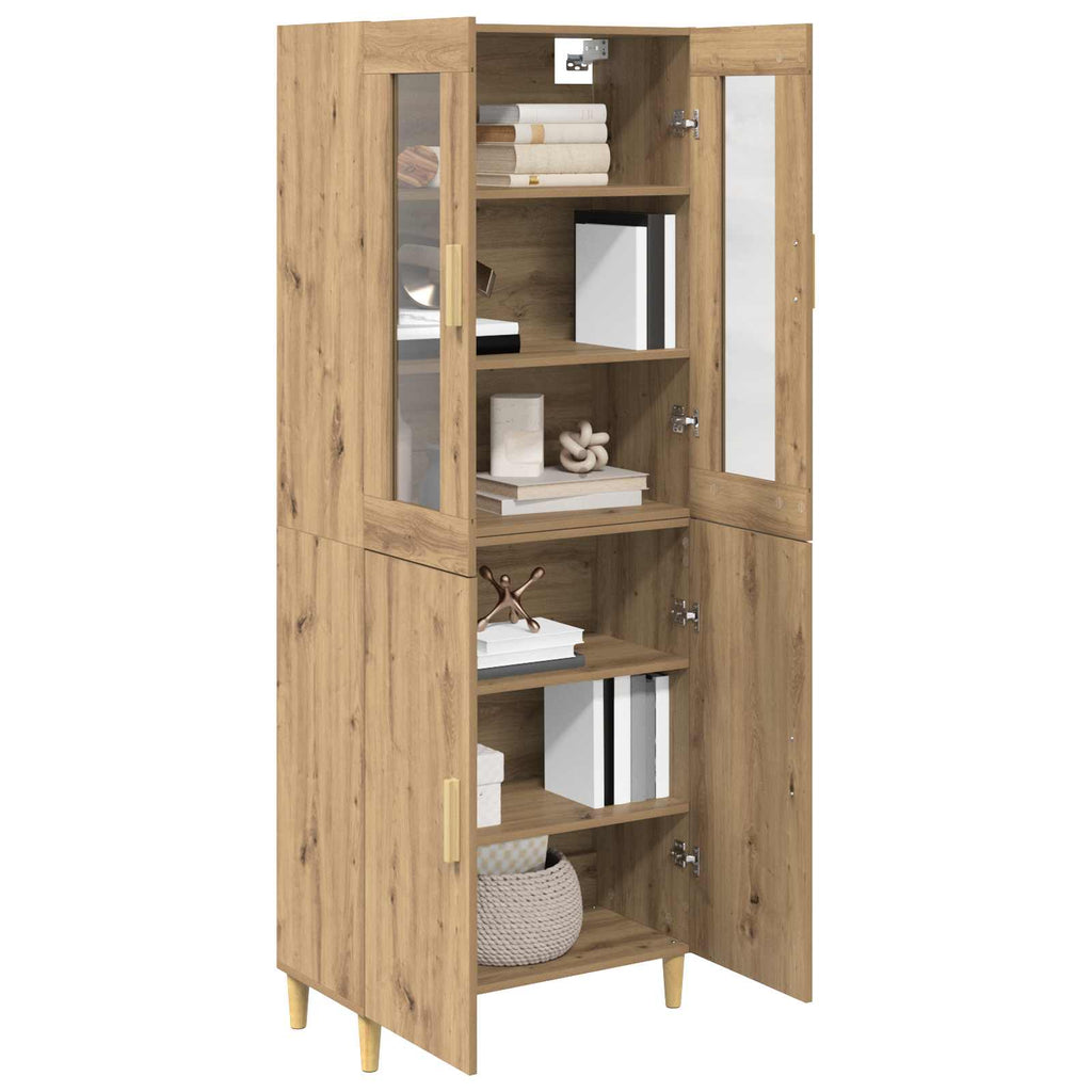 Highboard Artisan-Eiche 69,5 x 34 x 180 cm
