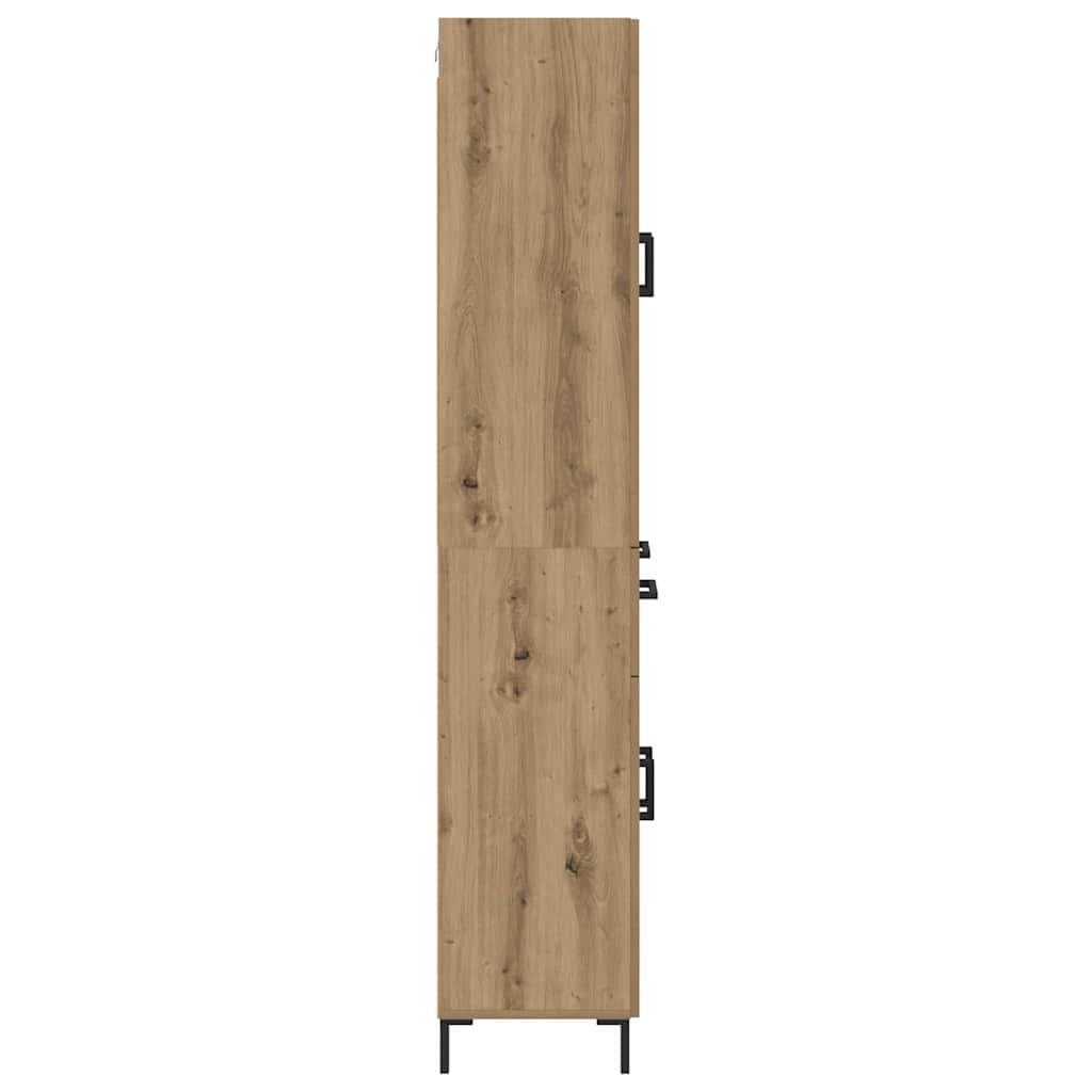 Highboard mit Schubladen 2 pcs Artisan-Eiche Holzwerkstoff
