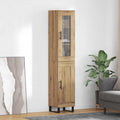 Highboard Artisan-Eiche 34,5 x 34 x 180 cm Holzwerkstoff