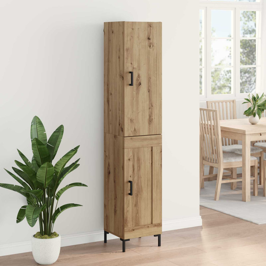 Highboard Artisan-Eiche 69,5 x 34 x 180 cm Holzwerkstoff